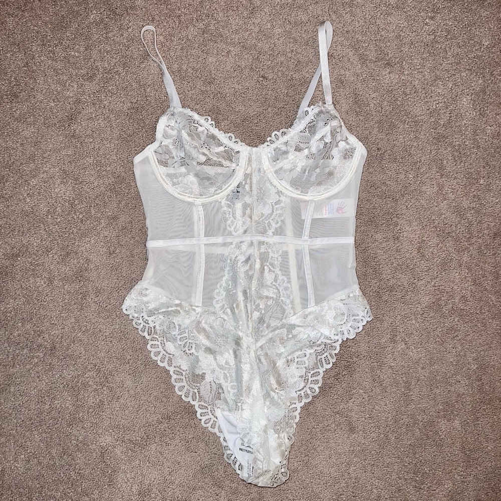 White Lace Bodysuit